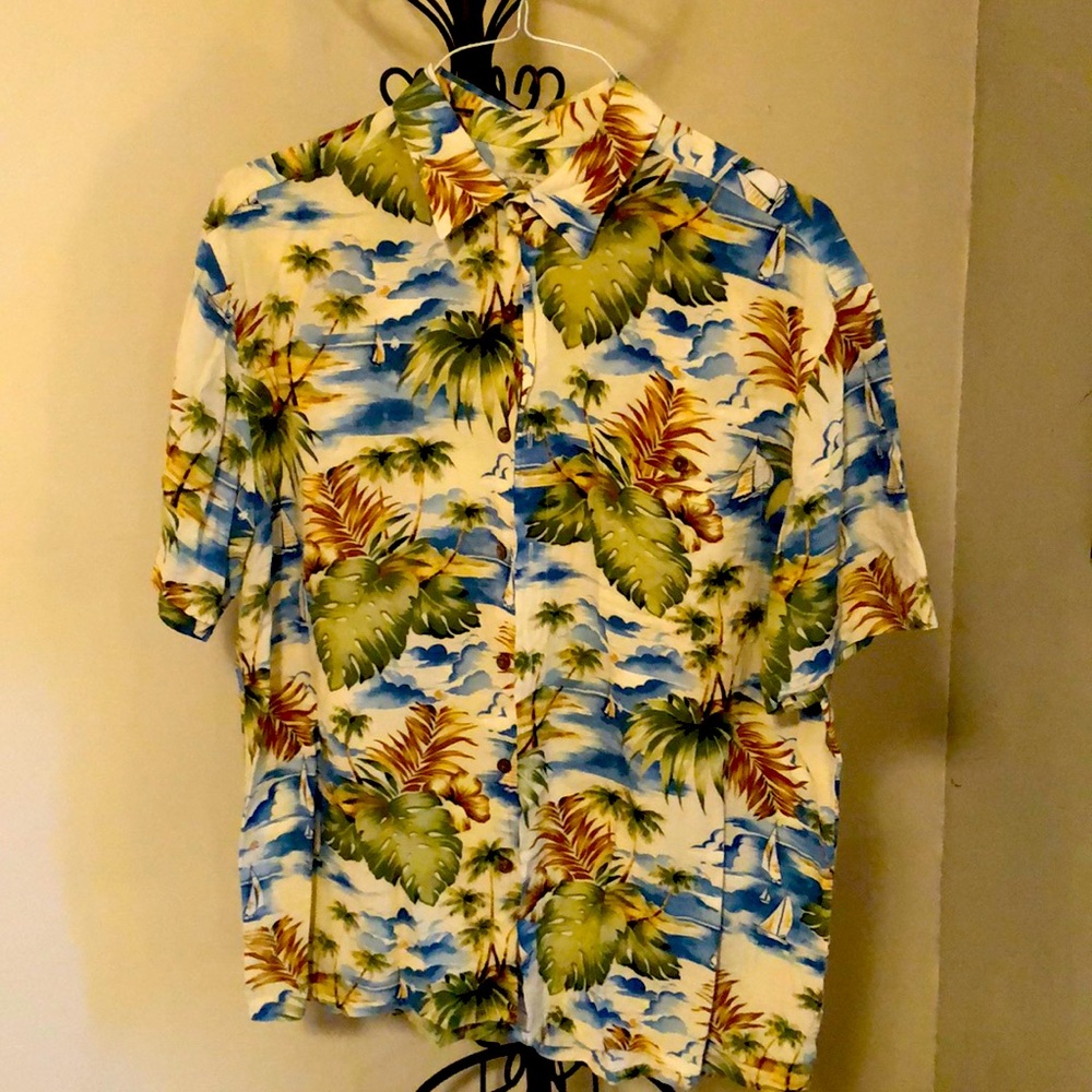 ISLAND SHORES MEN button down shirt